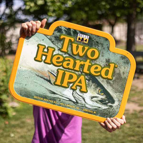 Two Hearted IPA metal itn sign